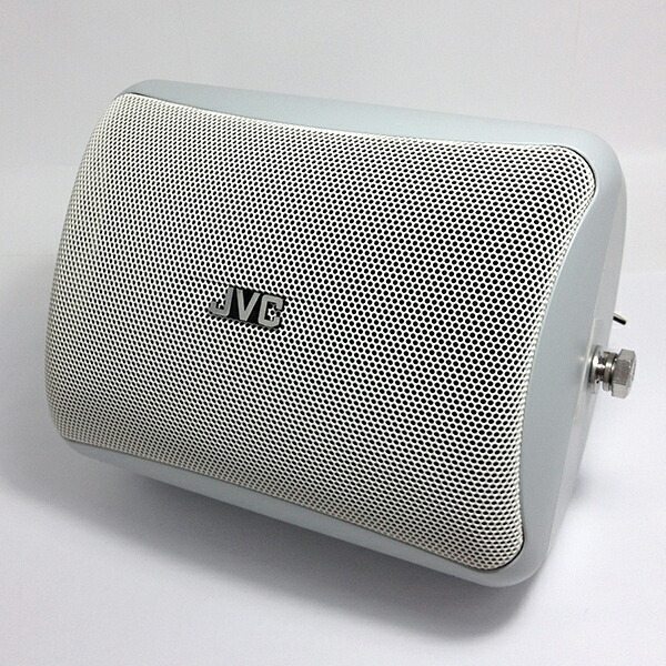 [ used ]JVC Kenwood all weather type speaker PS-S112W pale gray [ speaker hanger optional ]