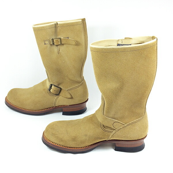 [ used ]LONE WOLF loan Wolf engineer boots LW00300 26.5cm degree beige group Cat's tsu way sole men's 