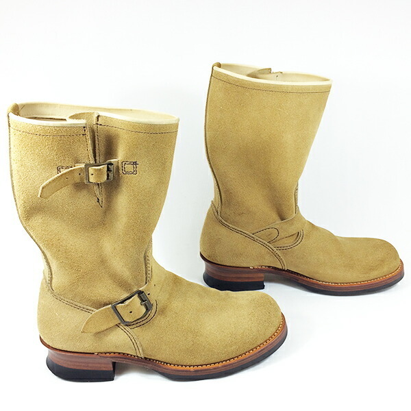 [ used ]LONE WOLF loan Wolf engineer boots LW00300 26.5cm degree beige group Cat's tsu way sole men's 