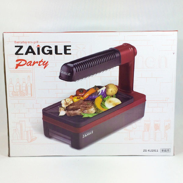 【未使用】【中古】ZAIGLE ザイグル ザイグルパーティー ZG-KJ2011 赤外線ロースター ホットプレート 電気グリル_画像1