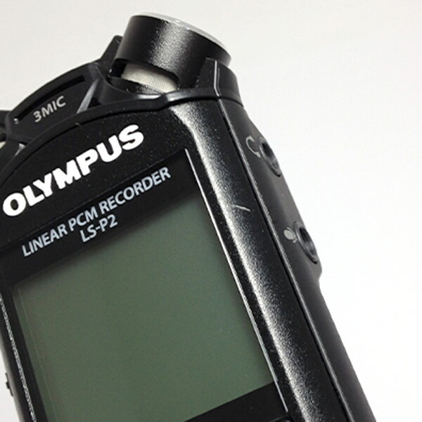 【中古】OLYMPUS オリンパス リニアPCMレコーダー ICレコーダー LS-P2 ハイレゾ対応 8GB ブラック_画像4