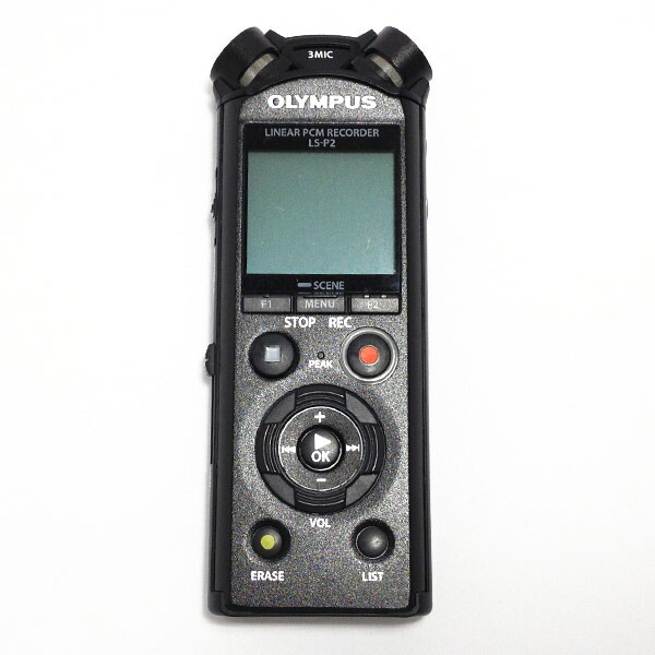 [ used ]OLYMPUS Olympus linear PCM recorder IC recorder LS-P2 high-res correspondence 8GB black 