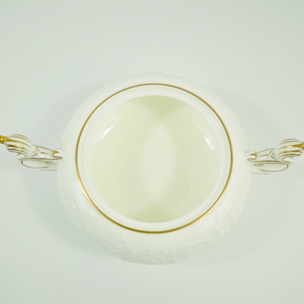 【美品】【中古】Noritake ノリタケ エンジェル 天使 蓋物 小物入れ ホワイト_画像6