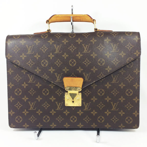 【中古】 LOUIS VUITTON ルイヴィトン モノグラム セルヴィエット・コンセイエ ビジネスバッグ ブリーフケース M53331_画像1