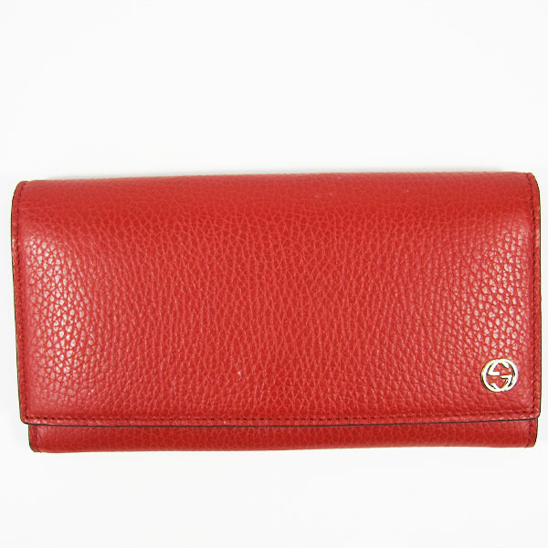 格安 【美品】【中古】GUCCI グッチ インターロッキング GG 二つ折り長