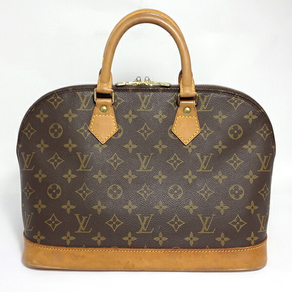 【中古】LOUIS VUITTON ルイヴィトン モノグラム アルマ旧型 M51130 ハンドバッグ レディース ブラウン系