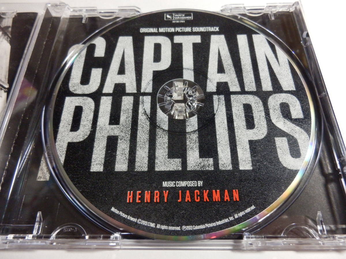 CD/映画/サントラ盤/キャプテン.フィリップス - ヘンリー.ジャックマン:音楽/Captain Phillips - Henry Jackman/トム.ハンクス_画像3