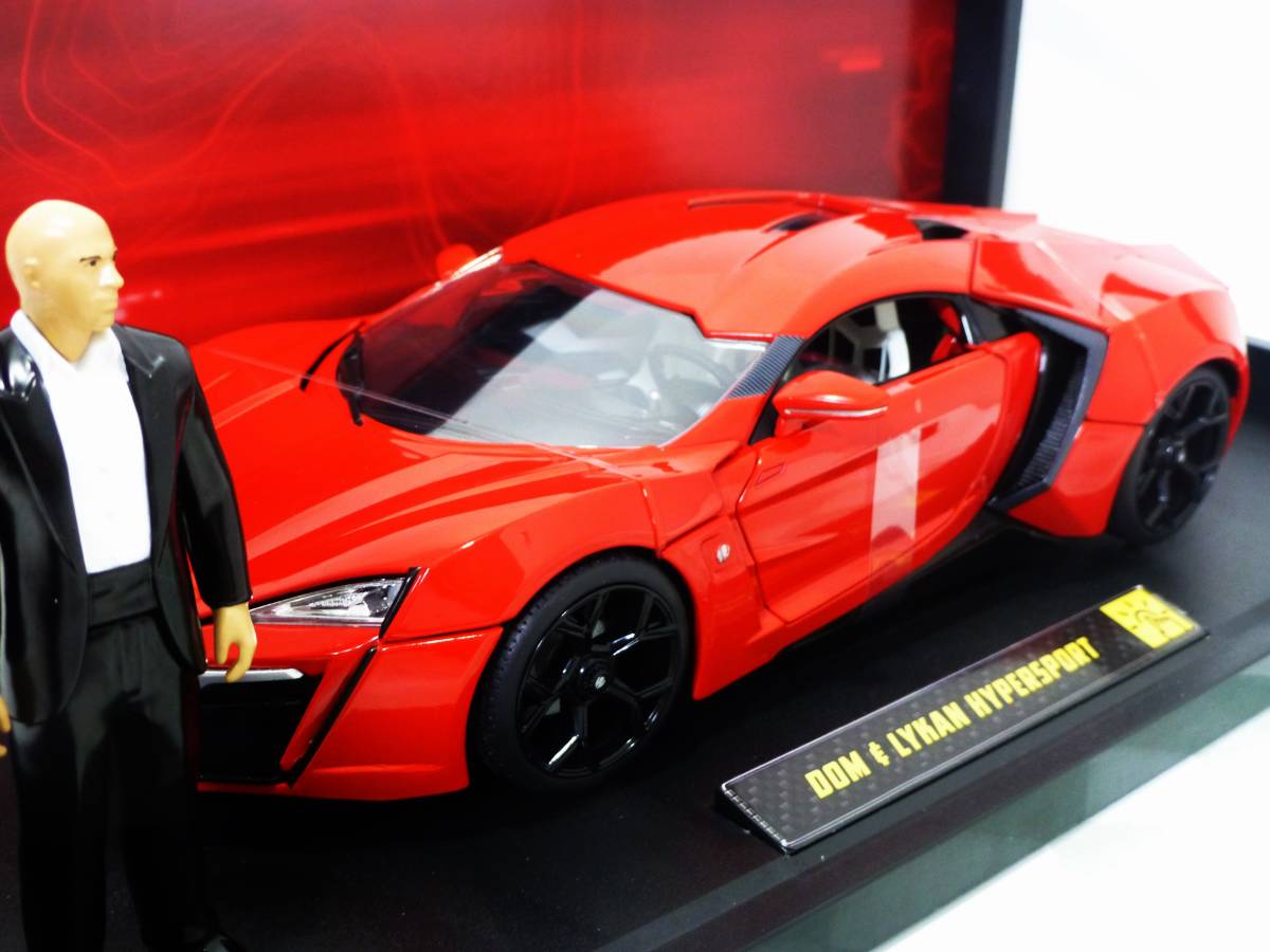  The Fast and The Furious #JADA TOYS 1/18 LYKAN HYPERSPORT RED# Leica n hyper sport 