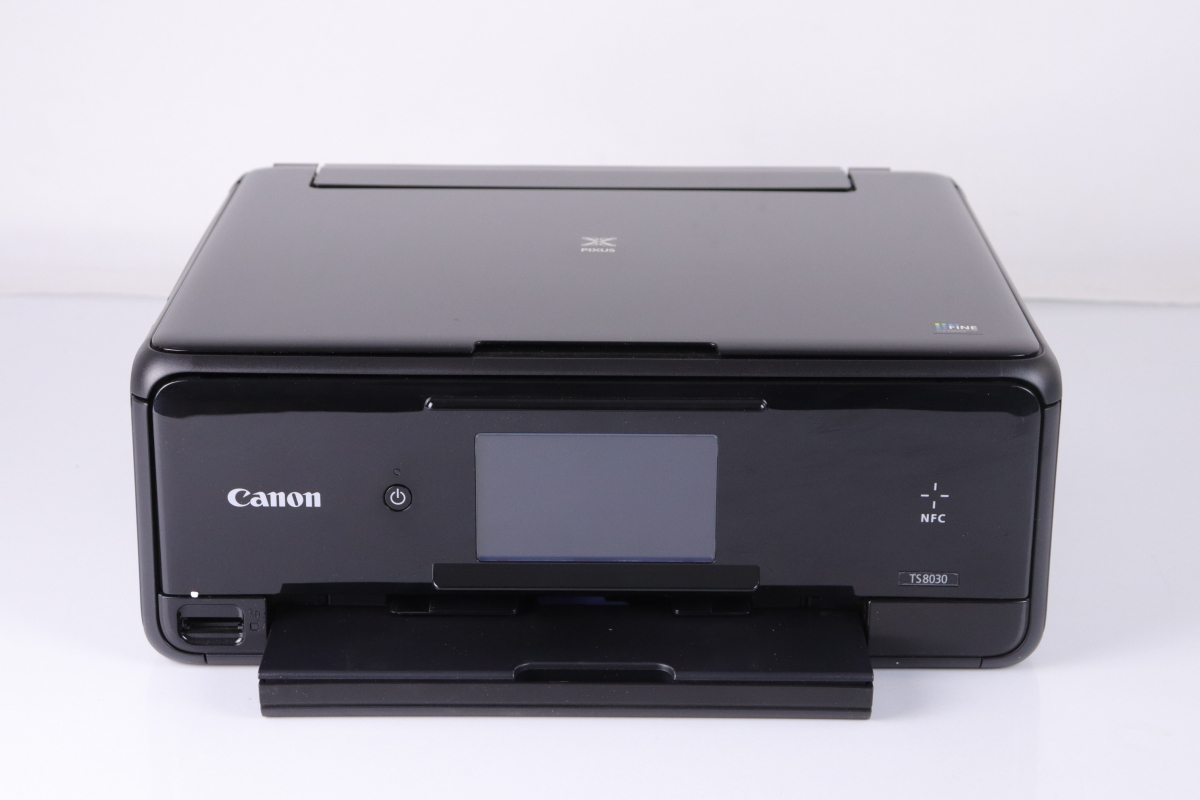 【ノズルチェック済み】 【動作良好】 Canon キャノン PIXUS TS8030 ピクサス インクジェットプリンター 複合機 ブラック コピー機 FBIM04_画像5