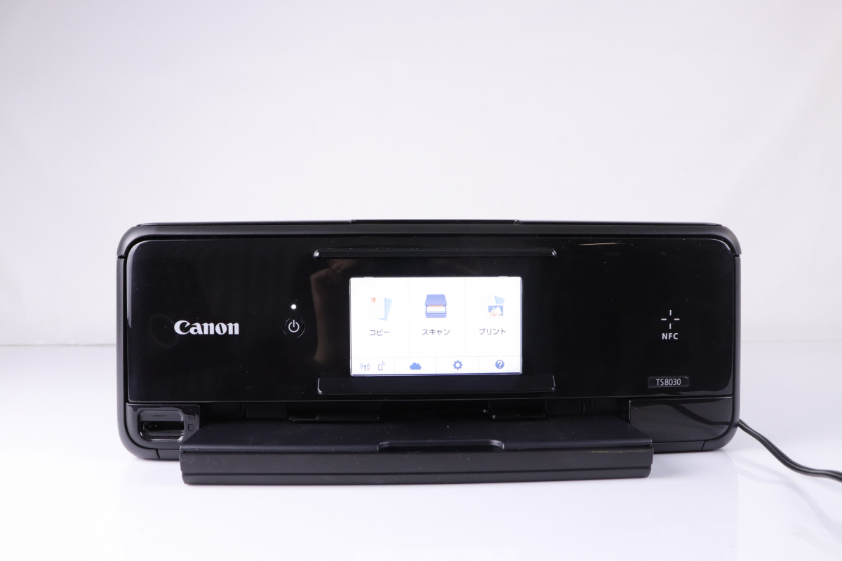 【ノズルチェック済み】 【動作良好】 Canon キャノン PIXUS TS8030 ピクサス インクジェットプリンター 複合機 ブラック コピー機 FBIM04_画像8