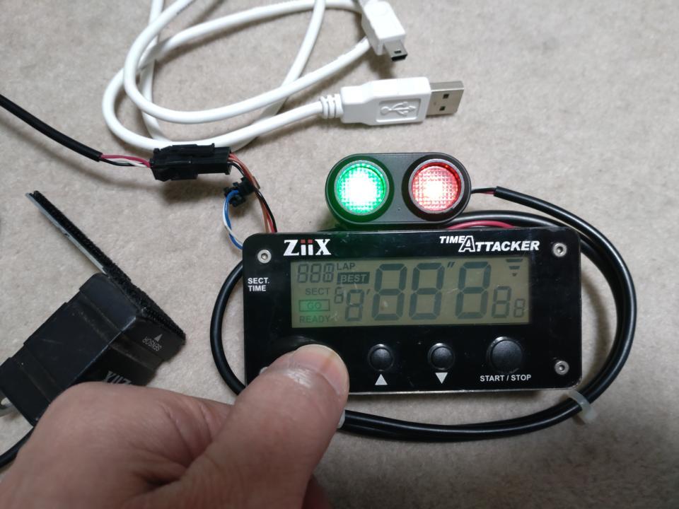 Ziix TIME ATTACKER タイムアタッカー CLEVER LIGHT ラップタイマー クレバーライト