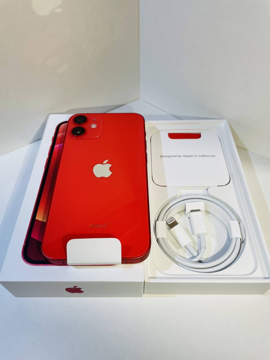 新品未使用】iPhone12 mini 64GB Red SIMフリー ネットワーク利用制限