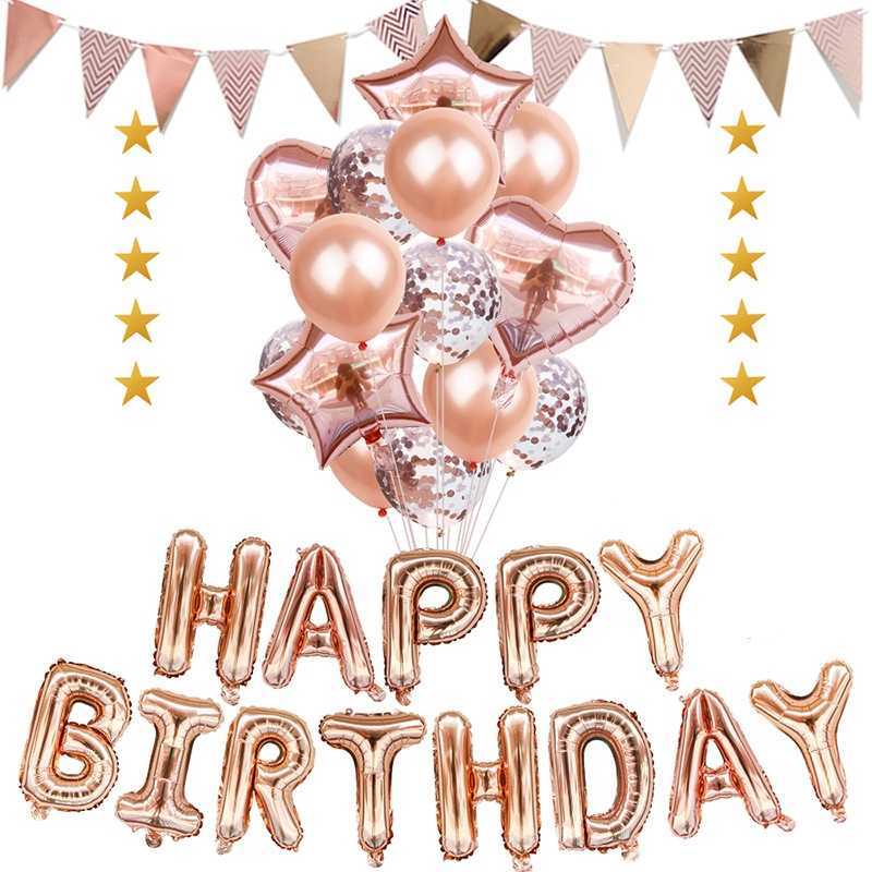 誕生日 Happy Birthdayガーランド飾り豪華セット A ローズゴールド 最も優遇の Birthdayガーランド飾り豪華セット 誕生日 Happy Birthdayガーランド飾り豪華セット A ローズゴールド 最も優遇の Birthdayガーランド飾り豪華セット