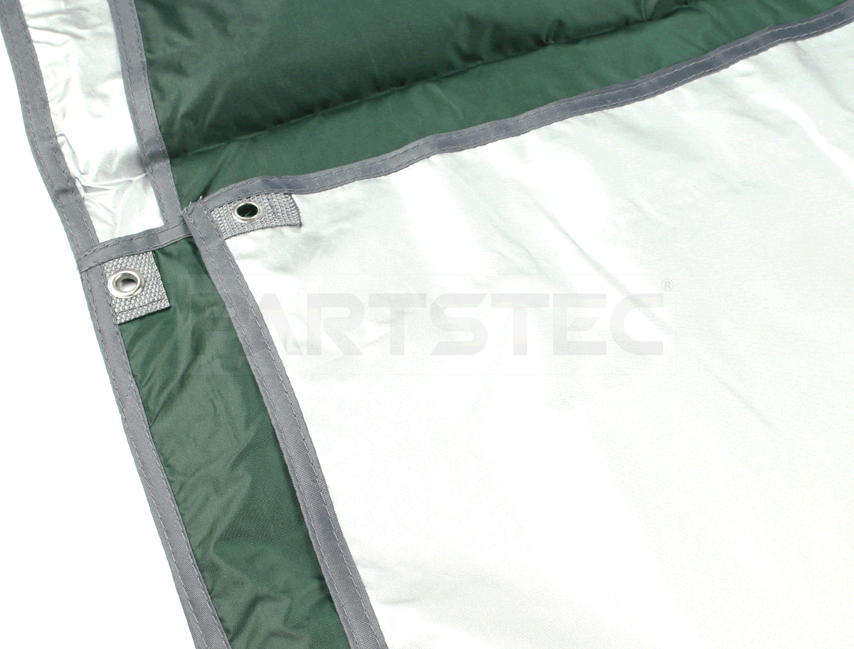 タープ テント 簡単設営 防水 UVカット 日よけ 日除け グリーン コンパクト収納 アウトドア キャンプ 車 3m×3m / 93-589 NC*