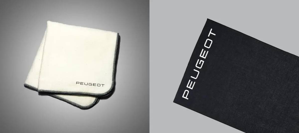 [ не продается ] Peugeot оригинал полотенце носовой платок & рука ... комплект новый товар нераспечатанный товар 