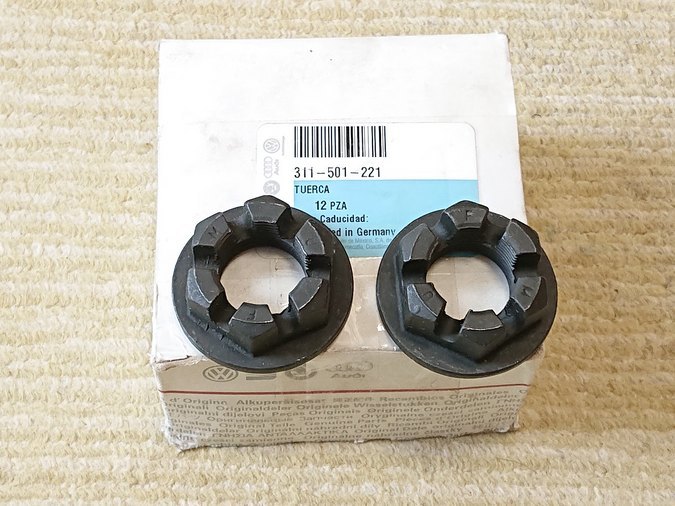  air cooling VW original rear axle nut 