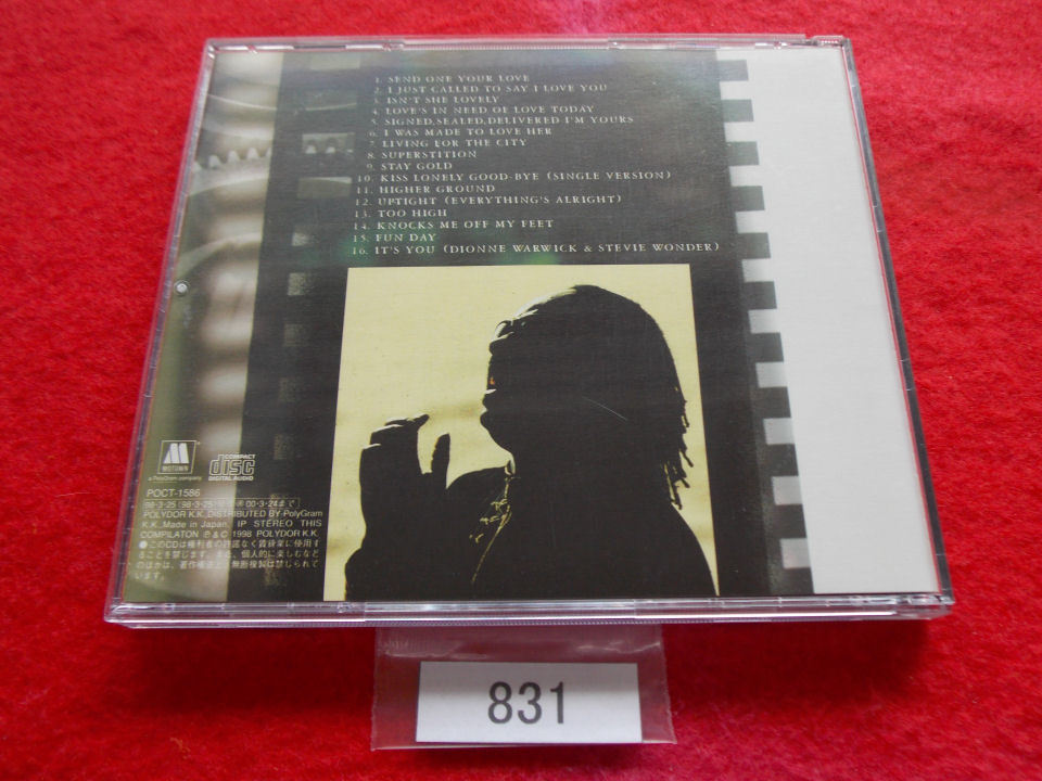 CD／Stevie Wonder／At The Movies／スティーヴィー?ワンダー／アット?ザ?ムーヴィーズ／管831