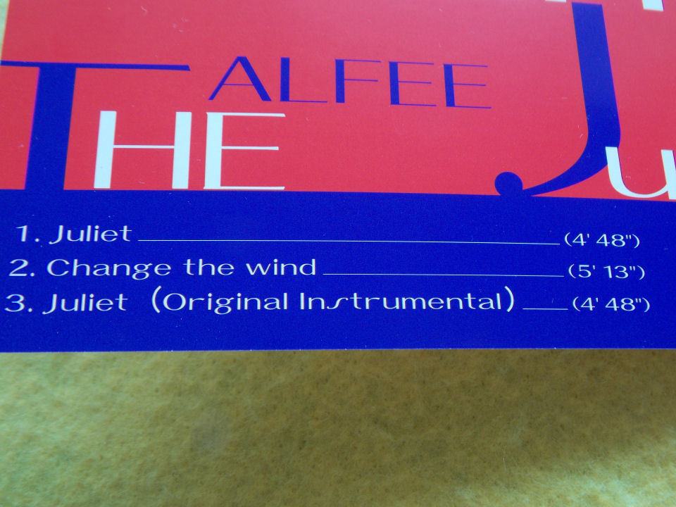 CD／THE ALFEE／Juliet／ジ・アルフィー／ジュリエット／管1142_画像3