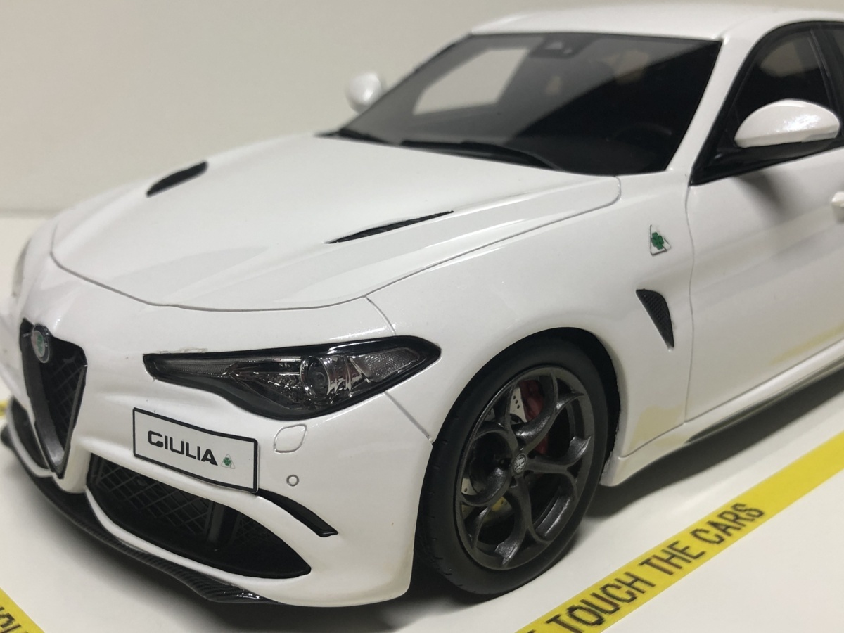 新発売 otto 1/18 Alfa Romeo Giulia Quadrifoglio 2019 white 新発売 otto 1/18 Alfa Romeo Giulia Quadrifoglio 2019 white