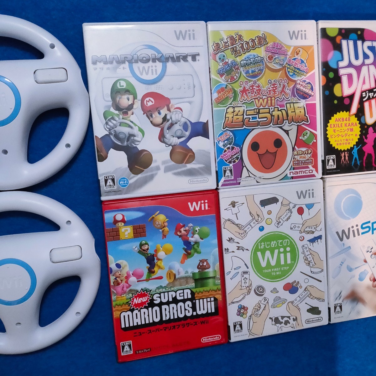 任天堂 Wii 太鼓の達人ごうか版 マリオカート ジャストダンス Wiiスポーツ