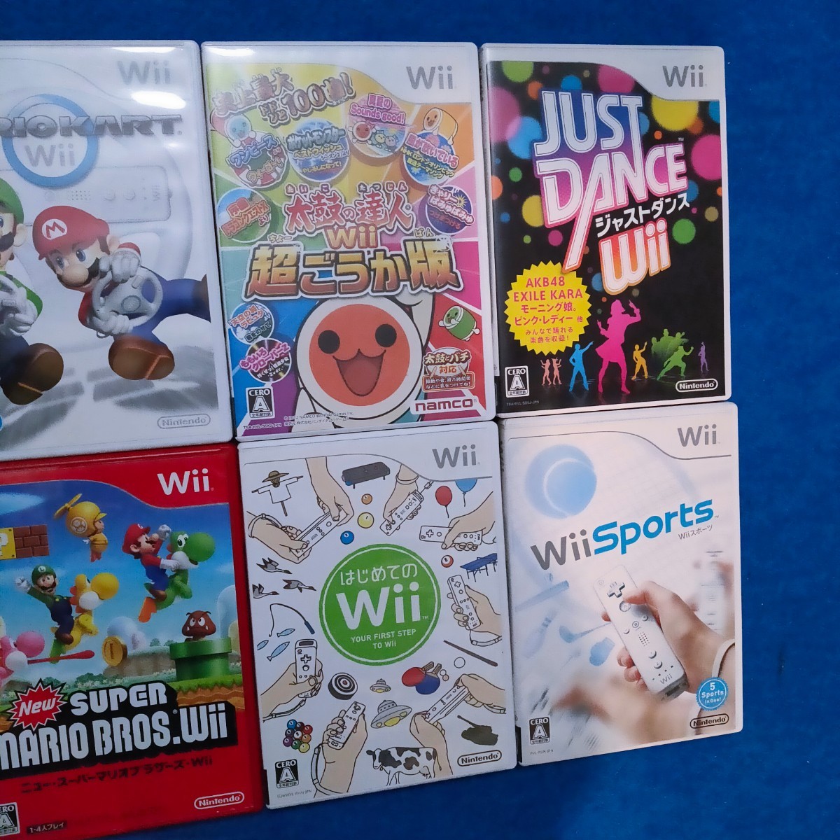 任天堂 Wii 太鼓の達人ごうか版 マリオカート ジャストダンス Wiiスポーツ