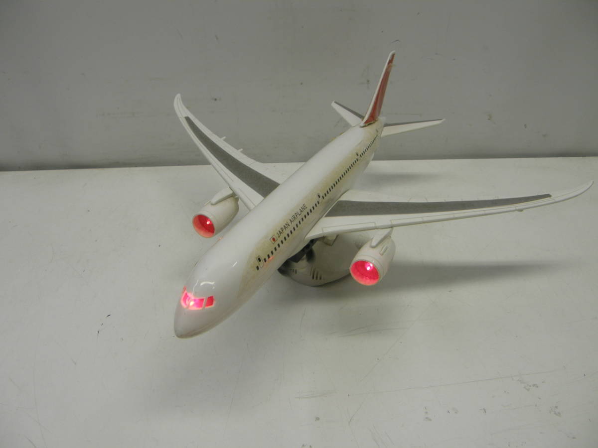JAL!日本航空!旅客機!737?!模型!動きます(白) ecou.jp