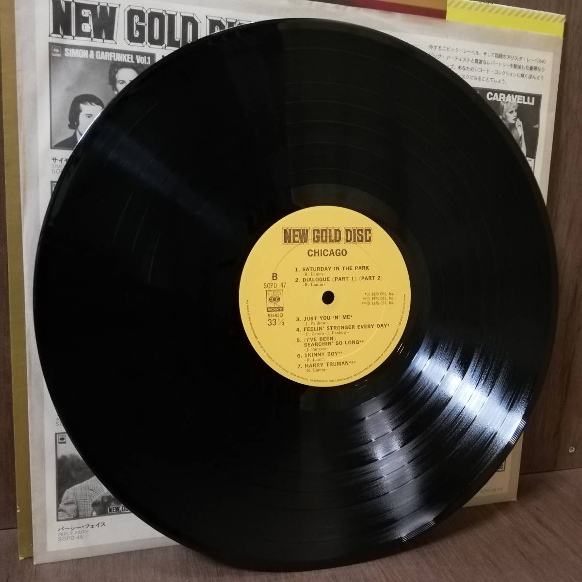 【LP】Chicago NEW GOLD DISC Chicago - SOPO47 - *16_画像6