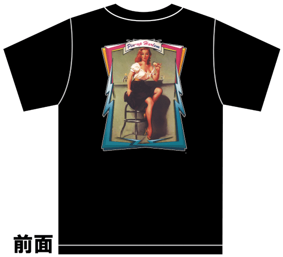 ヤフオク ピンナップガール ｔシャツ 黒 50 S ロカビリー