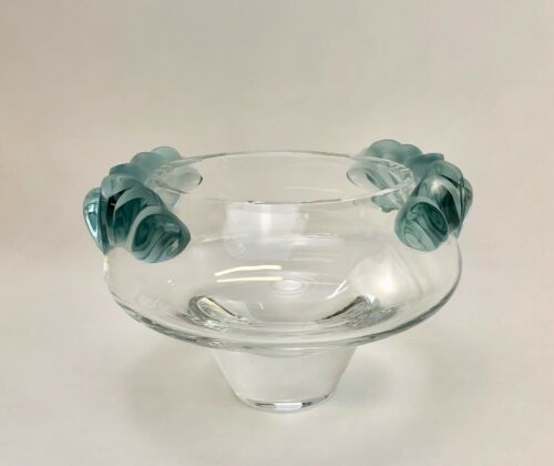 【日本産】 クリスタル Clear 'Persepolis' ラリック & Lalique Estate Anka 1973. ボウル/Vase Glass Aqua その他