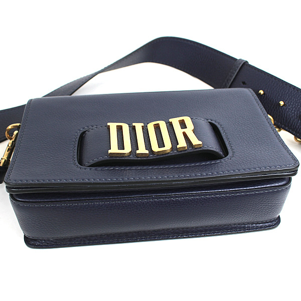 クリスチャンディオール　DIOR　ショルダーバッグ　ネイビー　美品　ポシェット　p369_画像5