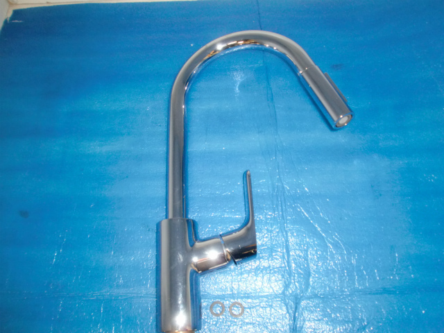 新古品ハンスグローエ シングルレバーキッチンシャワー水栓 gastech.com.tr