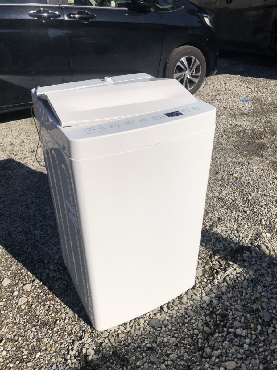 2020年製　TAGlabel by amadana タグレーベル バイ アマダナ 全自動洗濯機 AT-WM45B（WH） ホワイト 洗濯4.5kg