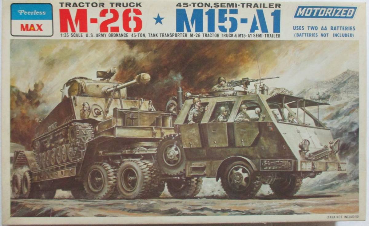 マックス模型(MAX)1/35 アメリカ陸軍 多用途牽引車輌M-26 セミ マックス模型(MAX)1/35 アメリカ陸軍 多用途牽引車輌M-26 セミ
