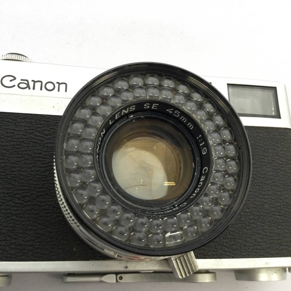 040117 197561 CANON キャノン フィルムカメラ Canonet キャノネット ケース付 動作未確認 ジャンク品_画像7