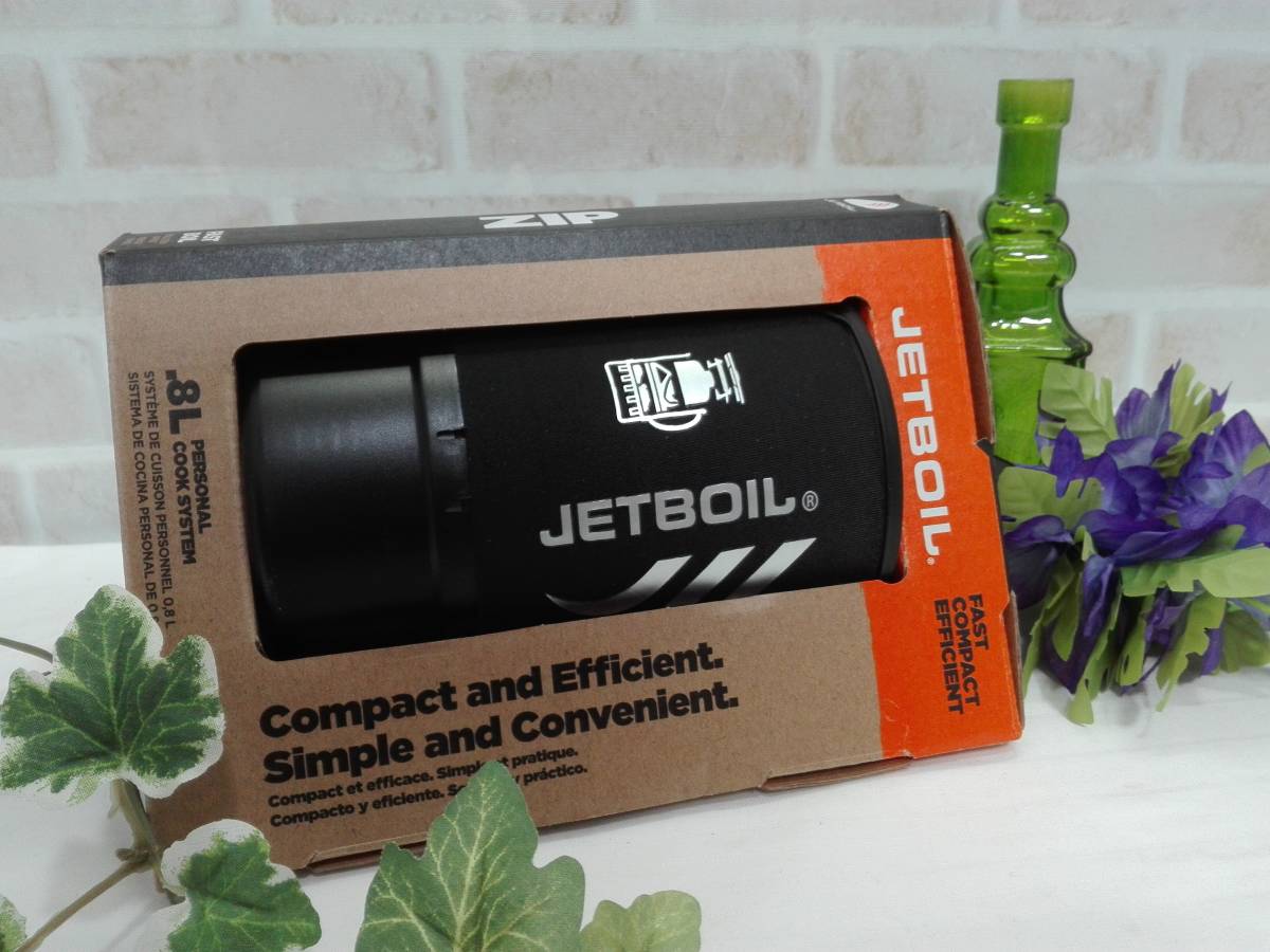 【箱付き美品/ブラック】Mont-bell JETBOIL ジェットボイル シングルバーナー キャンプ用品 登山 モンベル