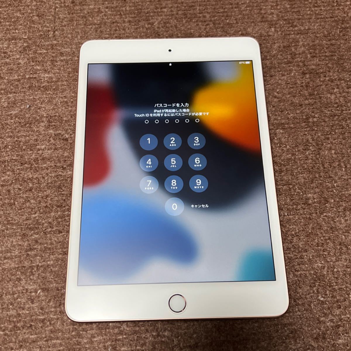iPad mini 第5世代 Wi-Fi+Cellular 256GB ゴールド SIMフリー 美品