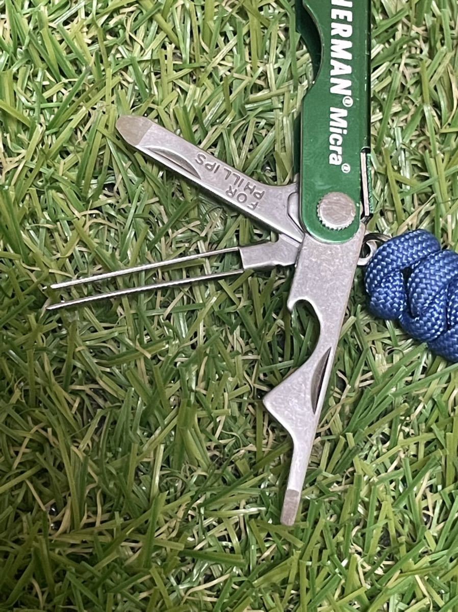 LEATHERMAN MICRA Green レザーマン マイクラ マルチツール　ハサミ