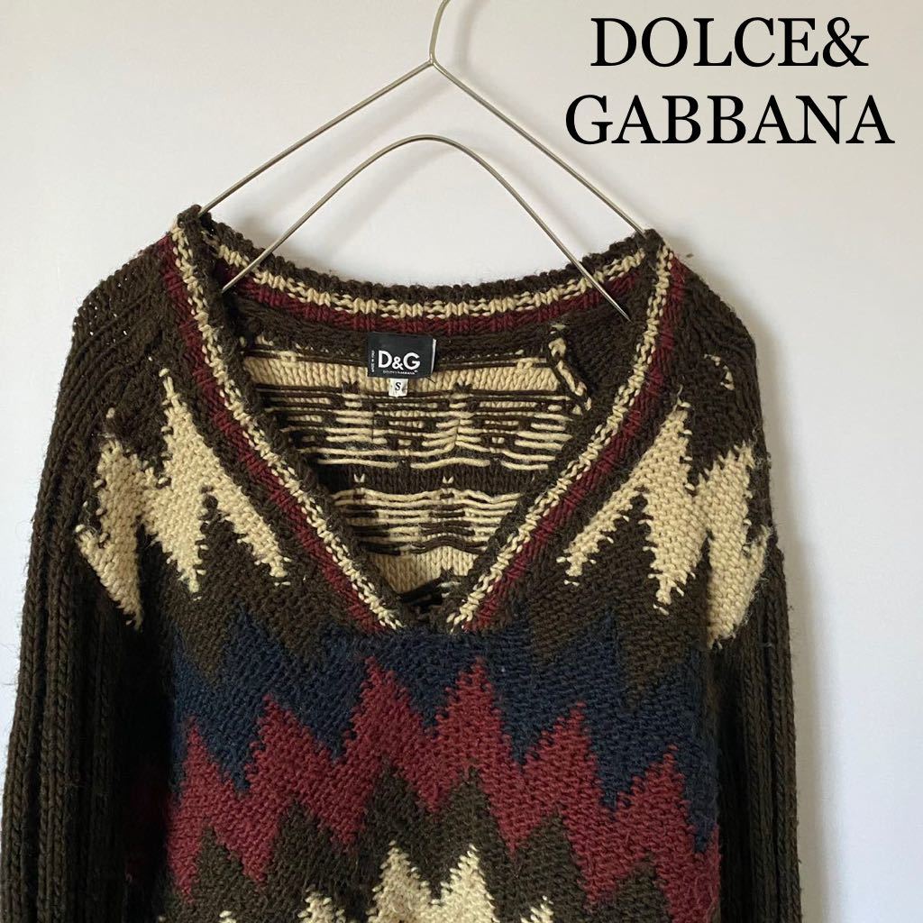 DOLCE＆GABBANA ドルチェ＆ガッバーナ ニット セーター 総柄