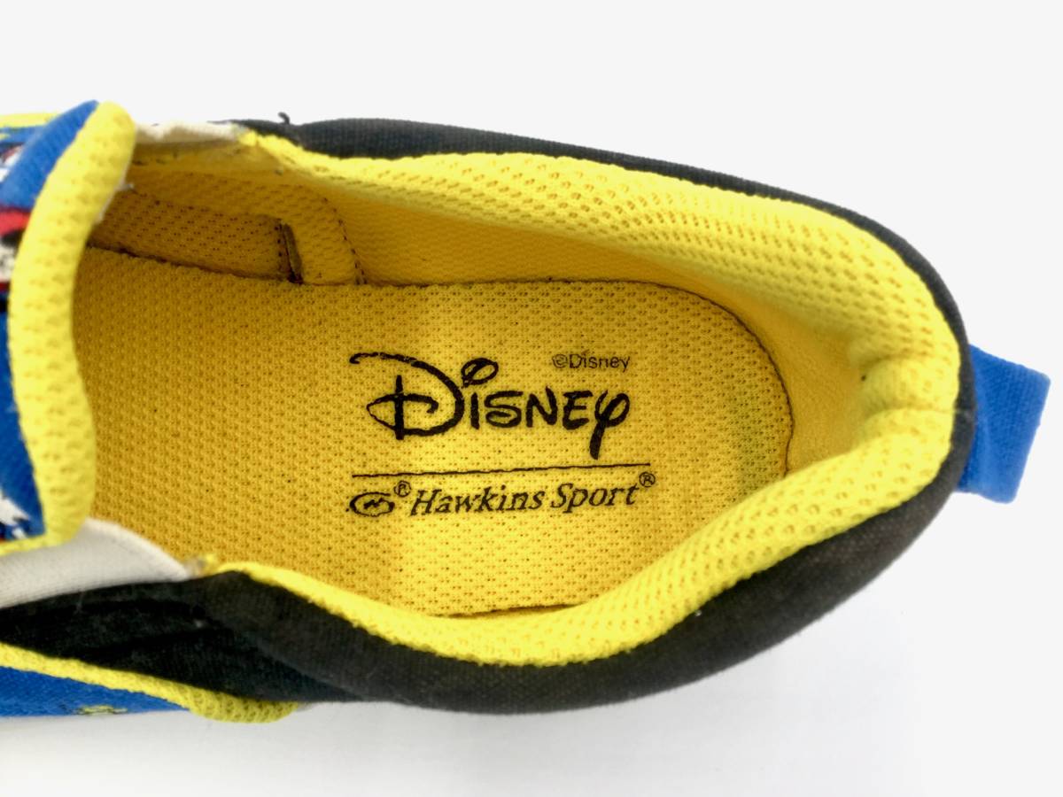 【 19cm Hawkins Sport x DISNEY 】◎ ミッキーマウス Mickey Mouse ブルー イエロー Blue yellow HK15001