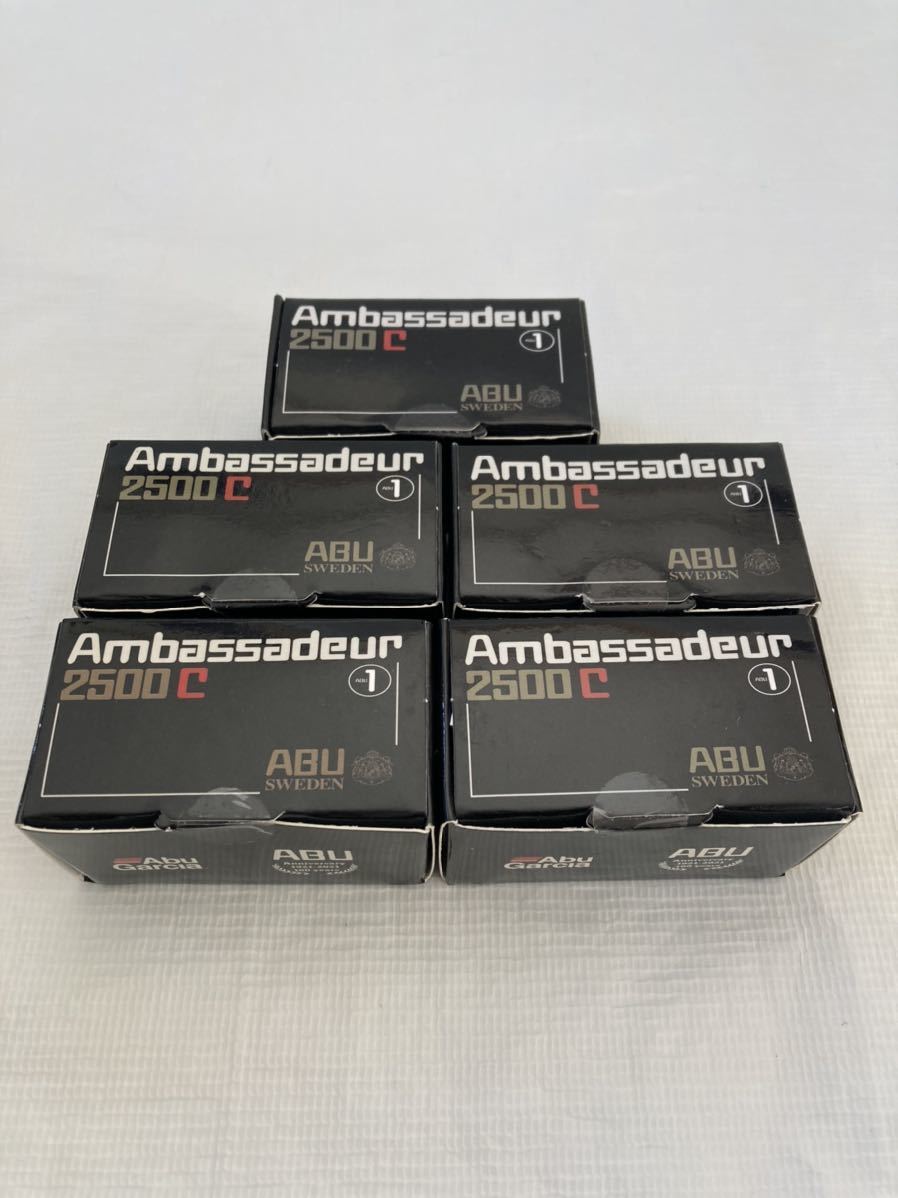 (No845) ABU Ambassadeur 2500C ミニチュア 5色セット 未開封品 アブガルシア アブアンバサダー 100周年記念 SWEDEN