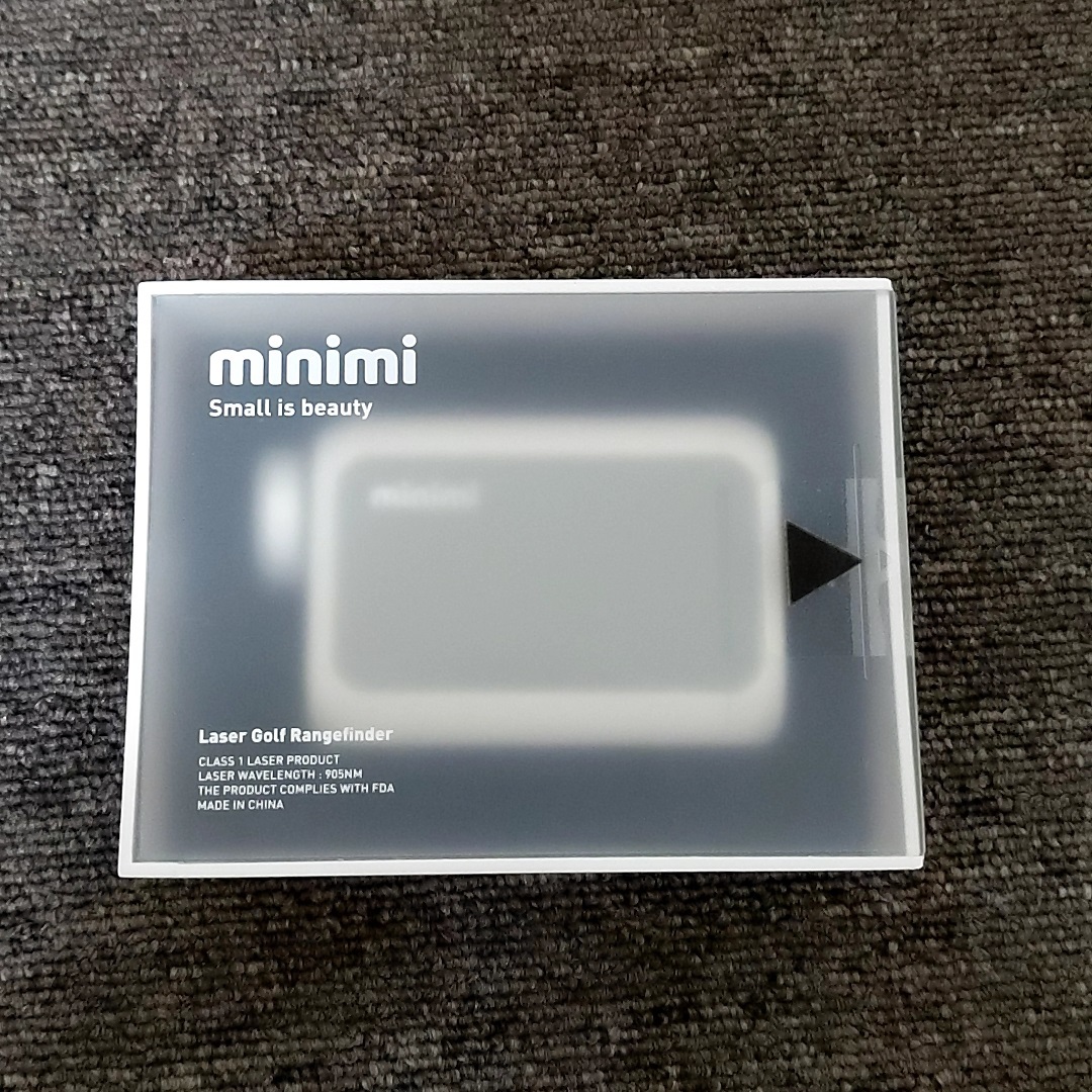 新品未開封　キャディトーク minimi ミニミ ホワイト 超軽量 レーザー距離計 コンパクト ゴルフ CaddyTalk_画像2