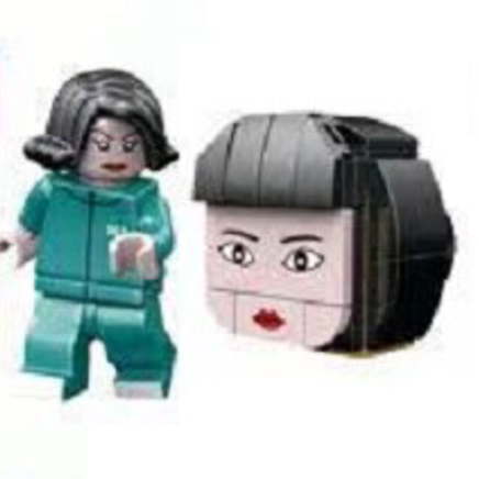 ミニフィグ イカゲーム風 8体+1体 セット レゴ 互換 LEGO ミニフィギュア ブロック おもちゃ 動物 男の子 女の子 子供 キッズ 知育 玩具_画像4