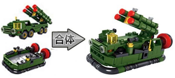軍事車両 6台 ミニフィグ 6体 セット レゴ 互換 LEGO ミニフィギュア ブロック おもちゃ 動物 男の子 女の子 子供 キッズ 知育 玩具_画像10