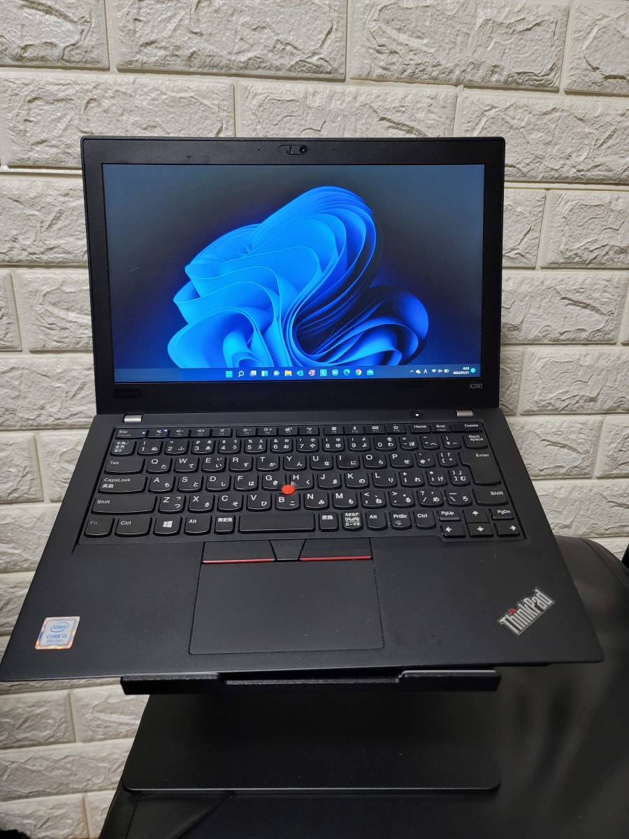 Lenovo ThinkPad X280（Windows11）Core i3-8130U 2.2GHz/RAM4GB/SSD 256GB