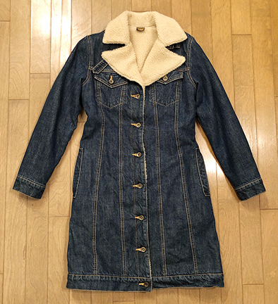 ■新品 JOHN’S SURF girls 裏ボア デニムコート INDIGO-F ジョンズサーフ ジョンズクロージング リーバイス_画像1