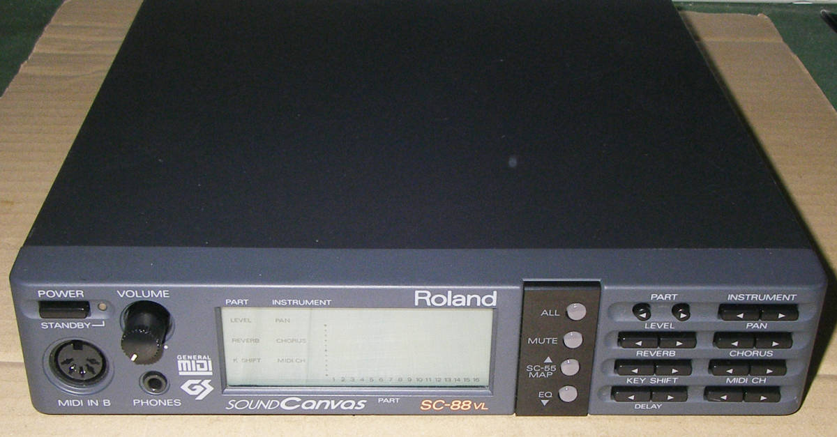 ★Roland SOUND CANVAS SC-88VL (CM-64 SC-55) General MIDI GS★OK!!★MADE in JAPAN★_画像8