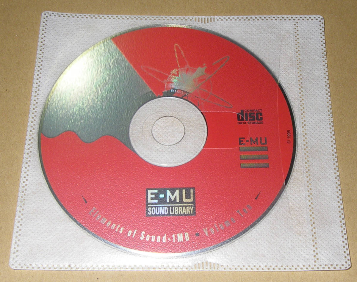 E-MU ELEMENTS OF SOUND 1MB VOLUME TEN LIBRARY CD DATA STORAGE 【一部予約販売中】