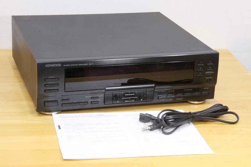 売店 KENWOOD GE-7i グラフィックイコライザー - linsar.com