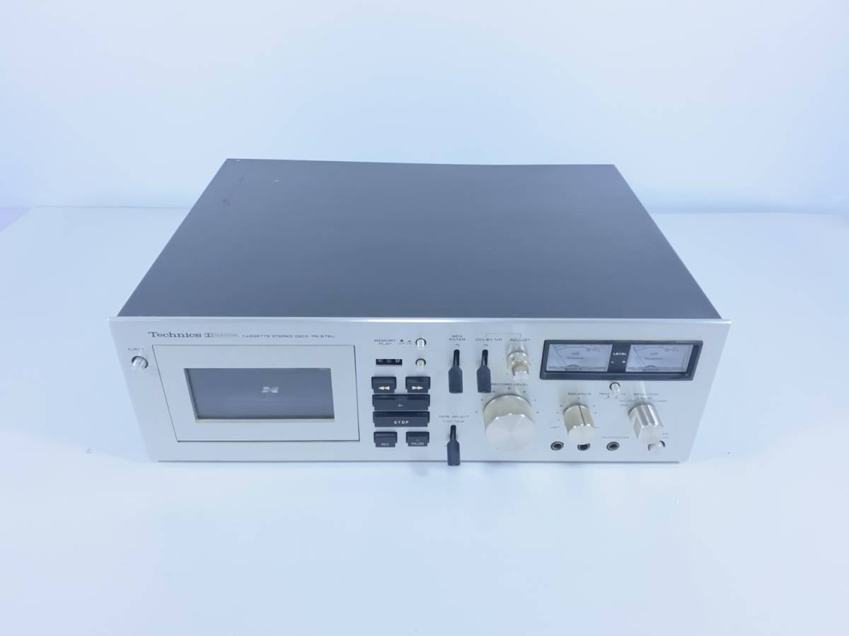  再生確認済　Technics テクニクス RS-676U カセットデッキ 中古 現状品_画像2