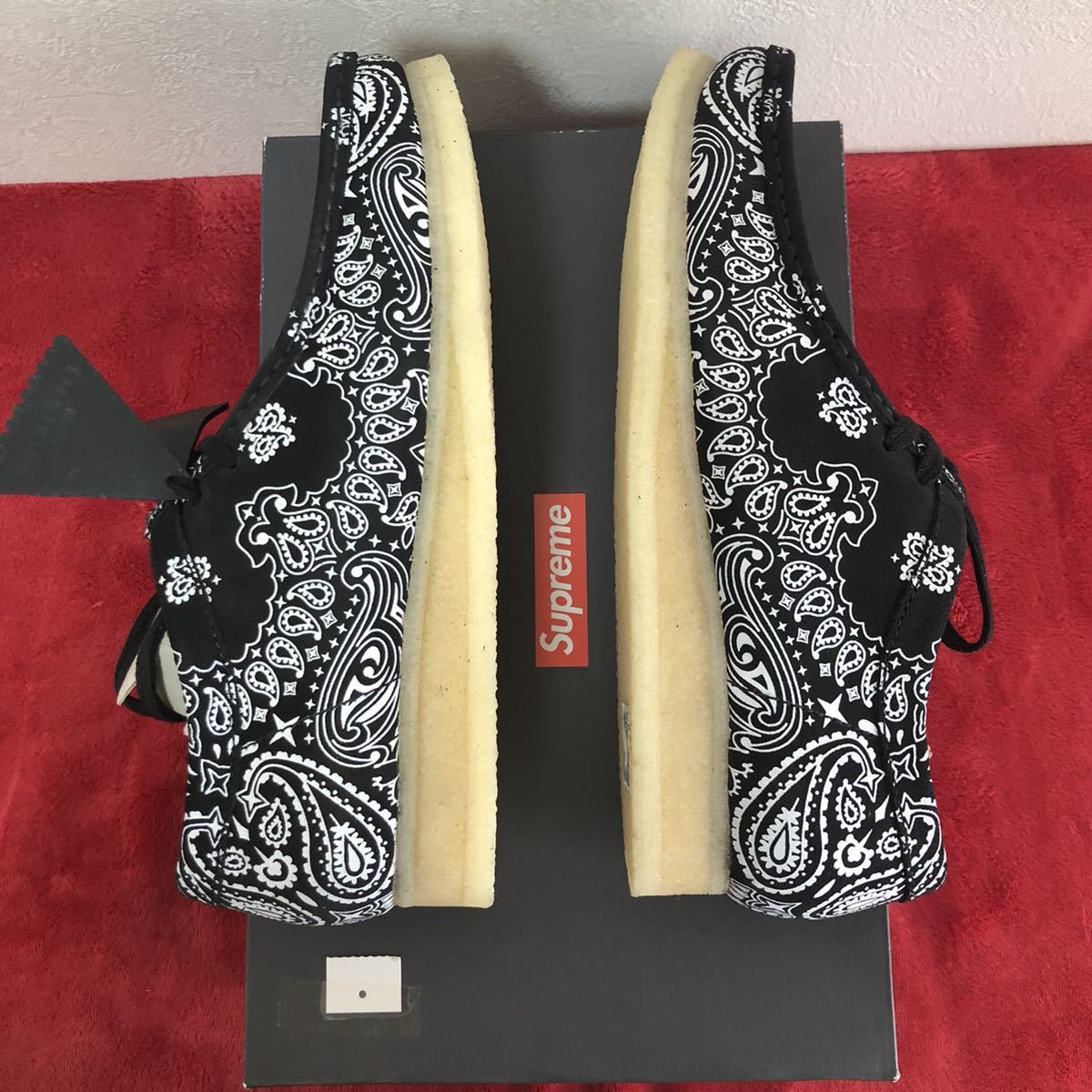 名作☆新品未使用】Supreme Bandana Clarks Wallabee シュプリーム